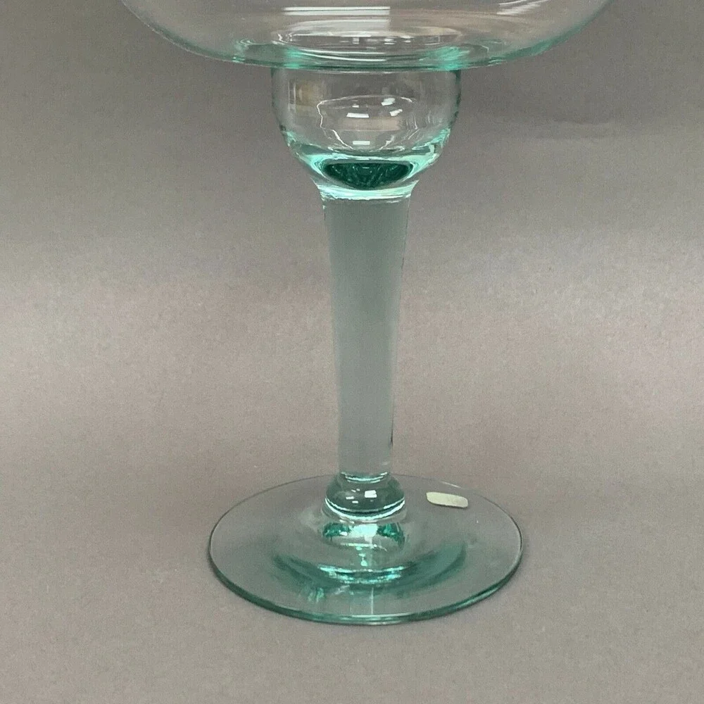 Margarita Clear‎ Green Glass 6 7/8